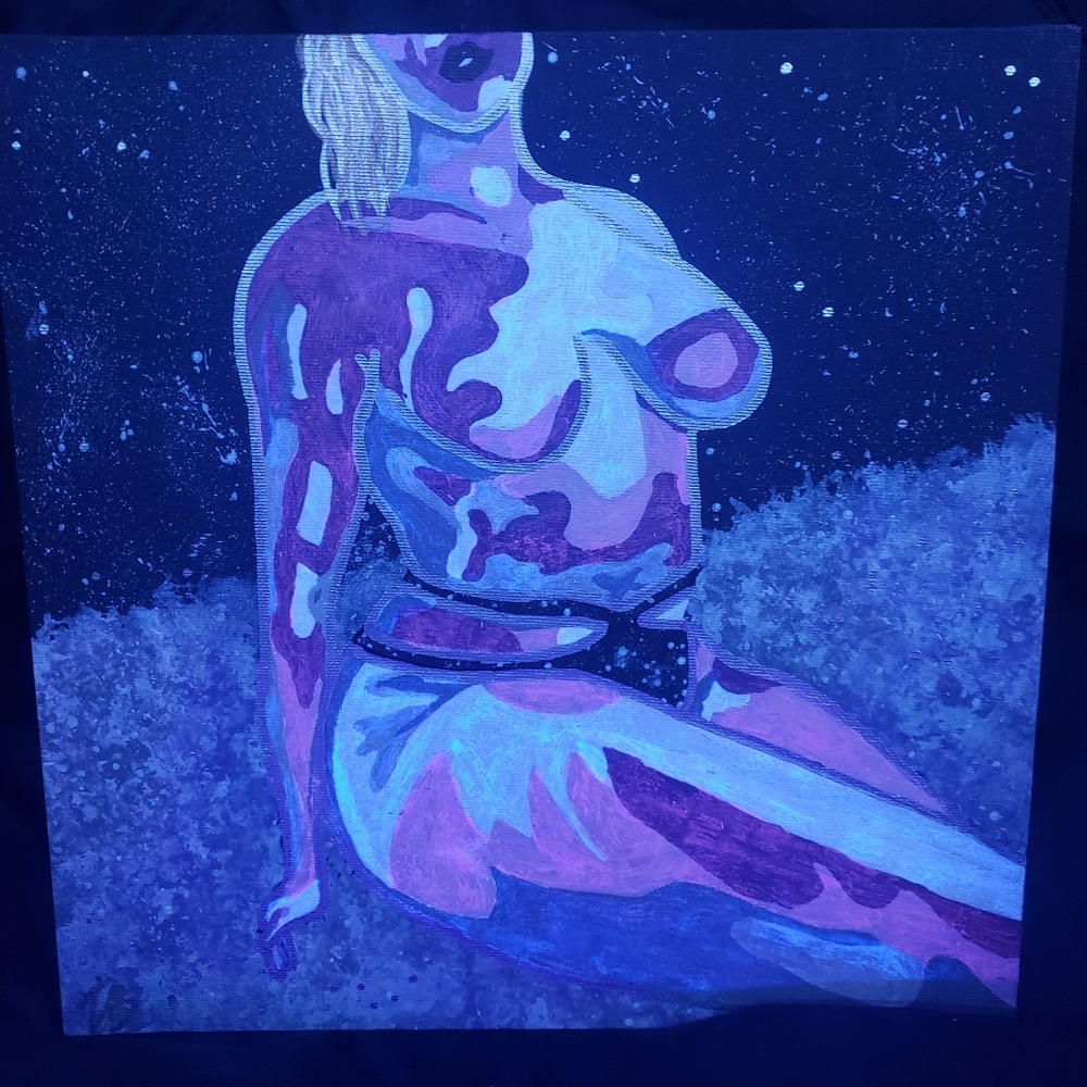 UV Demi Painting 🤍💜🤍